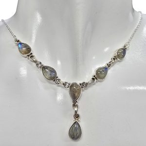 Alternative view of Labradorite Sterling Silver Necklace