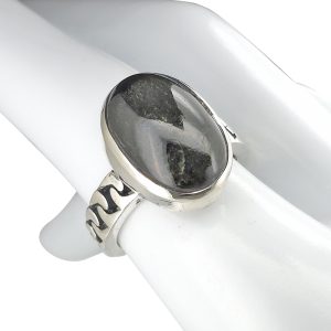 Alternative view of Black Agate Sterling Silver Ring